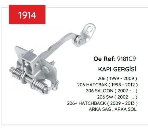 KAPI GERGISI 206 ARKA 9181 C9