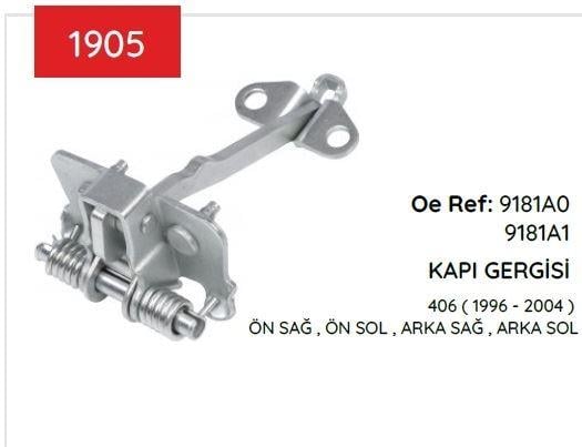 KAPI GERGISI 406 ÖN ARKA 96>03 9181 A1