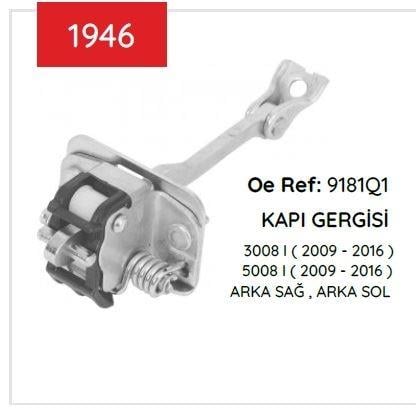 KAPI GERGISI 5008 3008 ARKA 09> 9181Q1