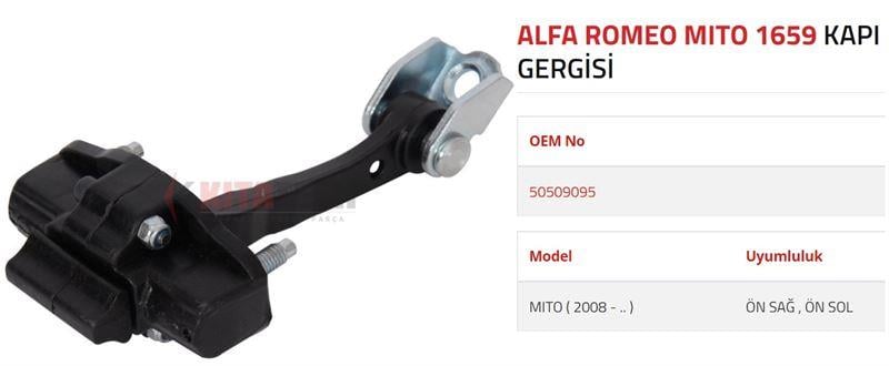 KAPI GERGİSİ ALFA ROMEO MİTO ÖN 2008- >