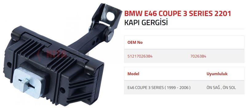 KAPI GERGİSİ E46 COUPE