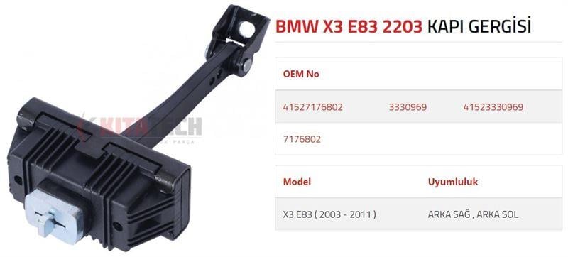 KAPI GERGİSİ E83×3 ARKA 2003-2010