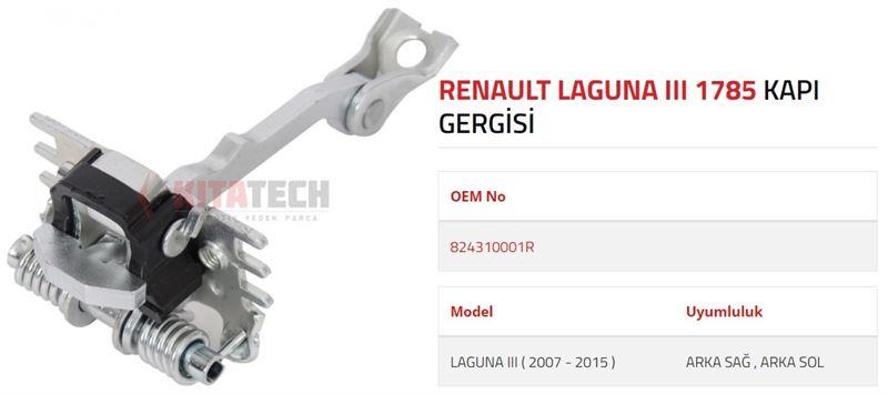 KAPI GERGİSİ LAGUNA III ARKA 2007- >