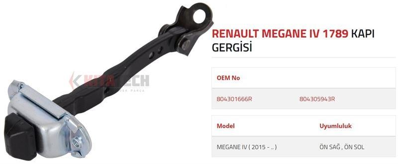 KAPI GERGİSİ MEGANE 4 ÖN 2015- >