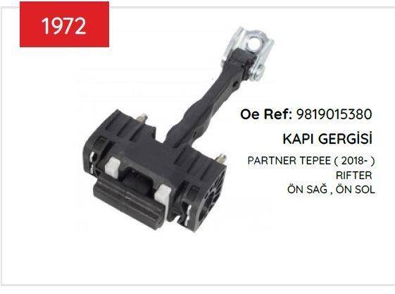 KAPI GERGİSİ ÖN PEUGEOT CITROEN RIFTER PARTNER TEP EE BERLINGO 2018 -