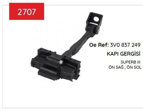 KAPI GERGİSİ ÖN SKODA SUPERB III 2016 -