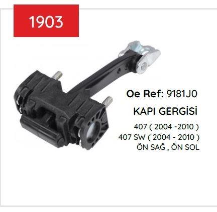 KAPI GERGISI PEUGEOT 407 ÖN 05>10 9181 J0