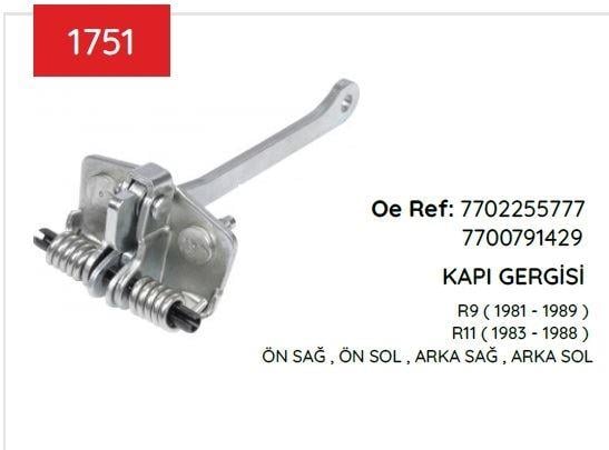KAPI GERGISI R9 R11 ÖN ARKA 7702255777