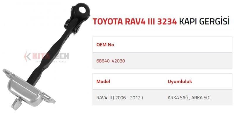 KAPI GERGİSİ RAV 4 III ARKA 2006 2012