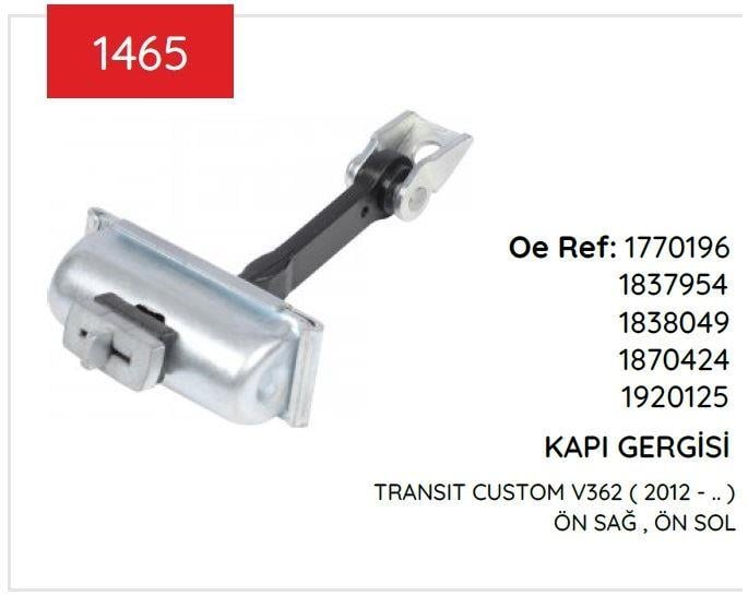 KAPI GERGISI TRANSIT CUSTOM V362 ÖN BK21 V23500 AJ