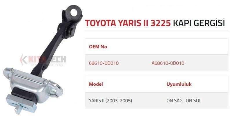 KAPI GERGİSİ YARIS II ÖN 2003-2005