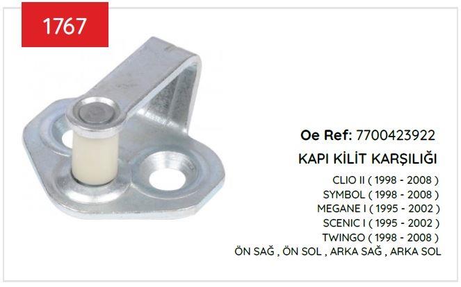 KAPI KİLİT KARSILIGI CLIO II MEGANE I SCENIC ÖN ARKA 7700423922