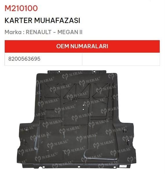 KARTER MUHAFAZASI MEGANE II