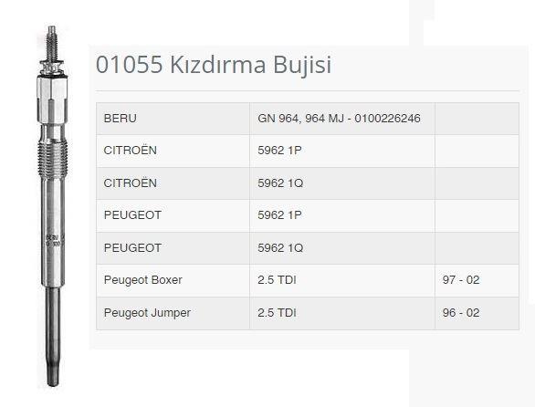 KIZDIRMA BUJİSİ CİTROEN