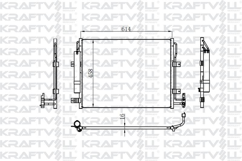KLIMA RADYATORU 306DT DISCOVERY IV L319 09>18 RANGE ROVER SPORT I L320 09>13