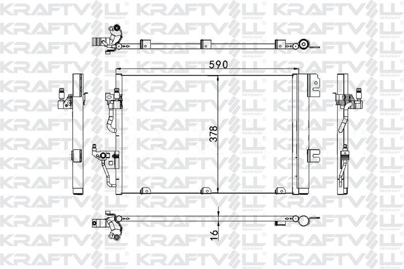KLIMA RADYATORU ASTRA H ZAFIRA B DUZ VE EASYTRONIC SANZIMAN (590×380×16)