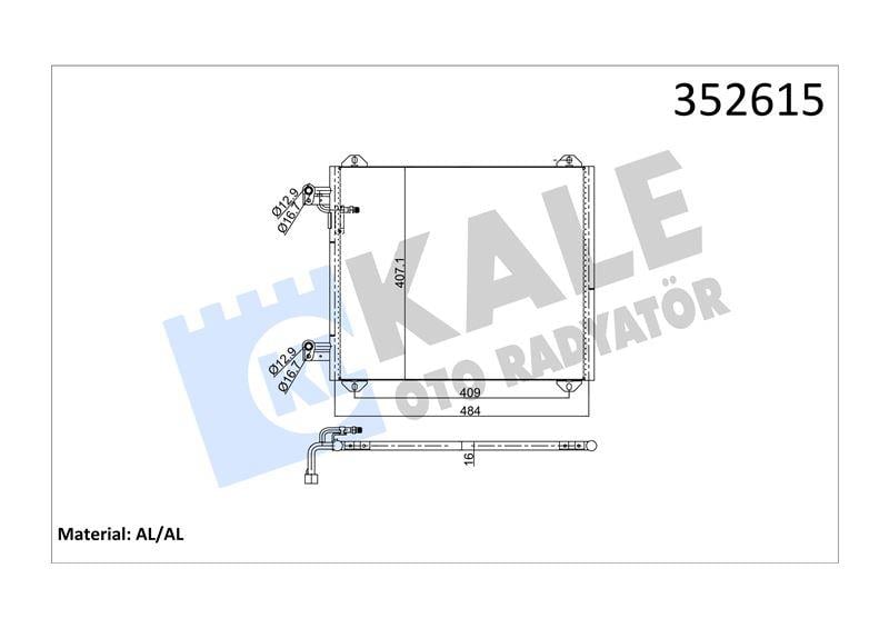 KLİMA RADYATÖRÜ AUDI A2 1.4 16V 1.4 TDI 00> 8E0820177 8Z0260401D 8Z0260403D 8Z0260403F 8Z0010183D 8Z0260403B 8Z0260403C 8Z0260403E