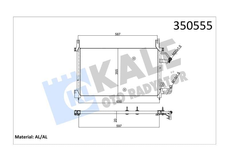 KLİMA RADYATÖRÜ BMW CIELO ESPERO RACER