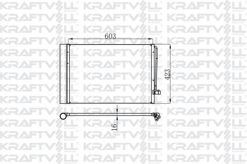 KLIMA RADYATORU BMW M54 N62 N73 E60 E65 E63 E64