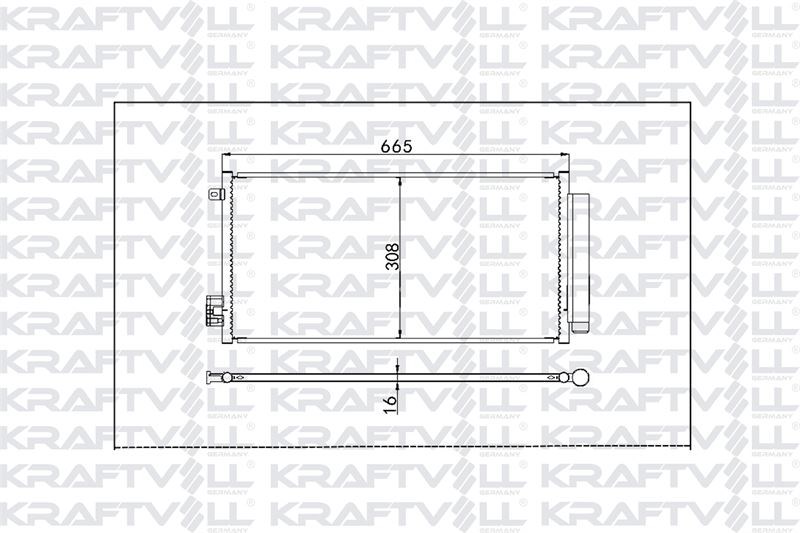 KLIMA RADYATORU (CONDENSER) EGEA 1,3 1,6 MJET 1,4 BENZINLI