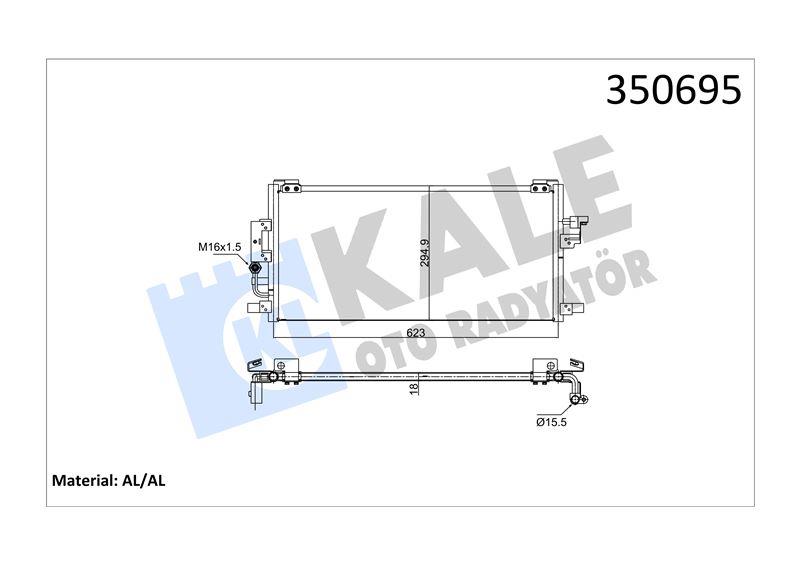 KLİMA RADYATÖRÜ COROLLA