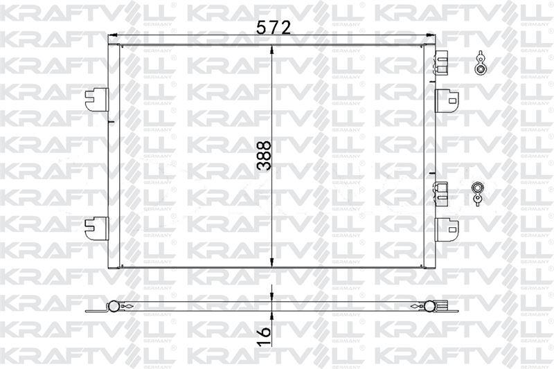 KLIMA RADYATORU DACIA DUSTER LOGAN SANDERO RENAULT MEGANE I SCENIC I 1.4 1.5 dCI 1.6 1.9 dTi