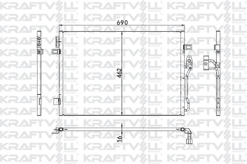 KLIMA RADYATORU DODGE JOURNEY 08> OTOMATIK