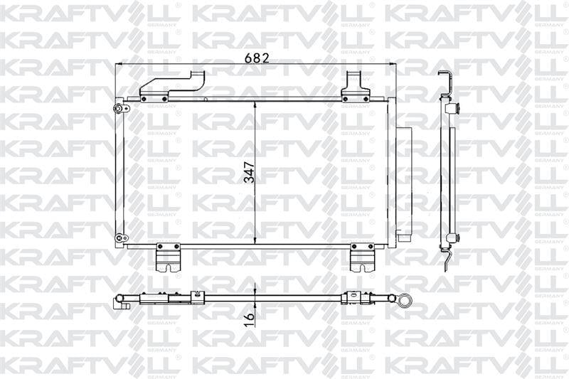 KLIMA RADYATORU HONDA ACCORD 2.0 2008->