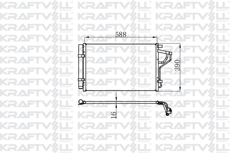 KLIMA RADYATORU HYUNDAI ELANTRA 1.6 2014-> I30 1.6 2015-> 6 ILERI VITES