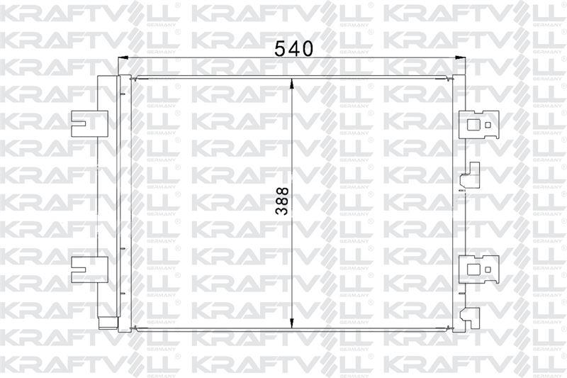 KLIMA RADYATORU (KONDANSER) DACIA DUSTER LOGAN II SANDERO II  LODGY 1.2 , 1.4 , 1.5 dCI 1.6