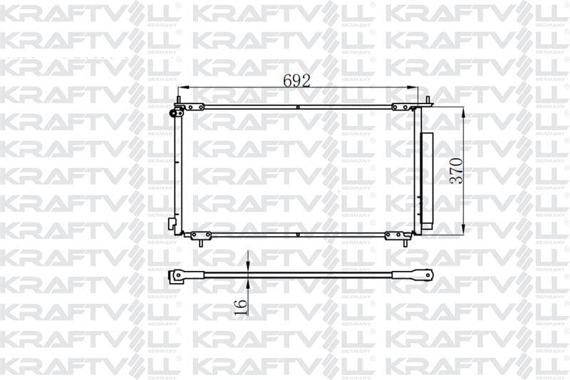 KLIMA RADYATORU (KONDANSER) HONDA CR-V 2,0I 16V 02-06