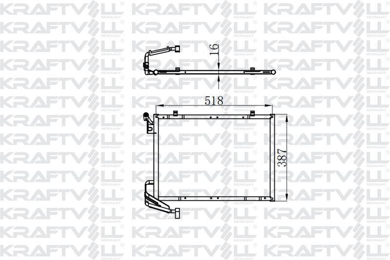 KLIMA RADYATORU KONDENSER FORD B MAX FIESTA VI TRANSIT COURIER TOURNEO COURIER 1.0 ECOBOOST ALPLB