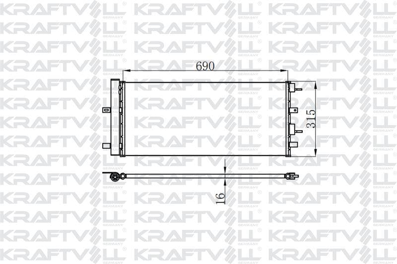 KLIMA RADYATORU (KURUTUCU ILE) FORD GALAXY MONDEO V S MAX 2.0 TDCI 15=> (AT MT)