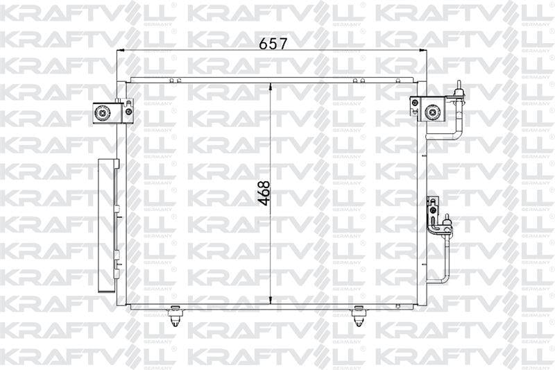 KLIMA RADYATORU MITSUBISHI PAJERO 00>06