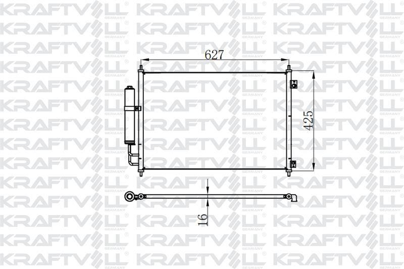 KLIMA RADYATORU NISSAN XTRAIL BENZINLI - DIZEL 2007 ->