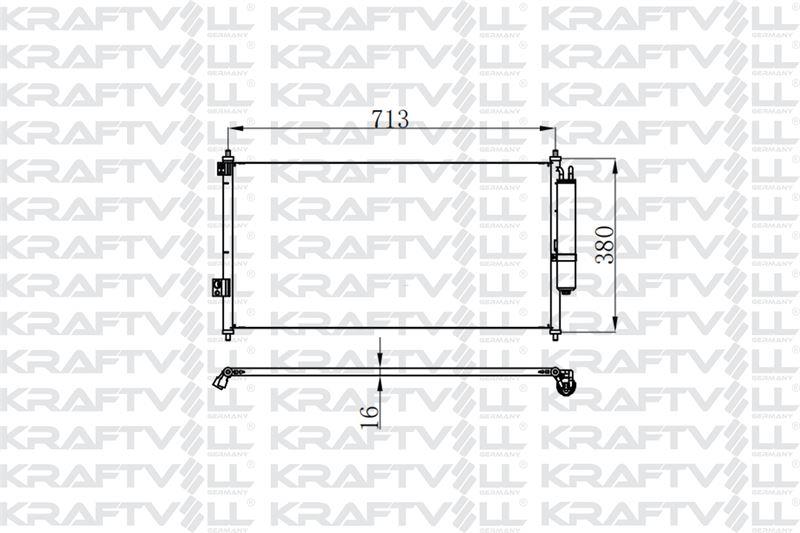 KLIMA RADYATORU NISSAN XTRAIL BENZINLI - DIZEL 2001 - 2007