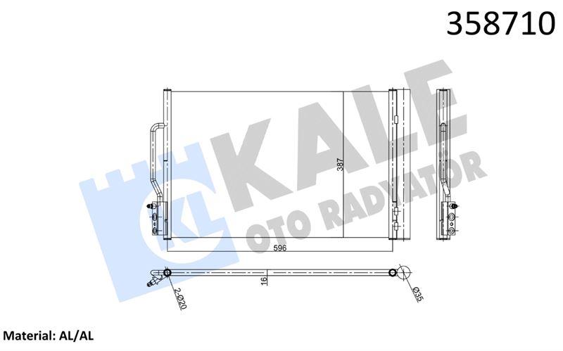 KLİMA RADYATÖRÜ OPEL INSIGNIA B AL/BRZ KURUTUCULU