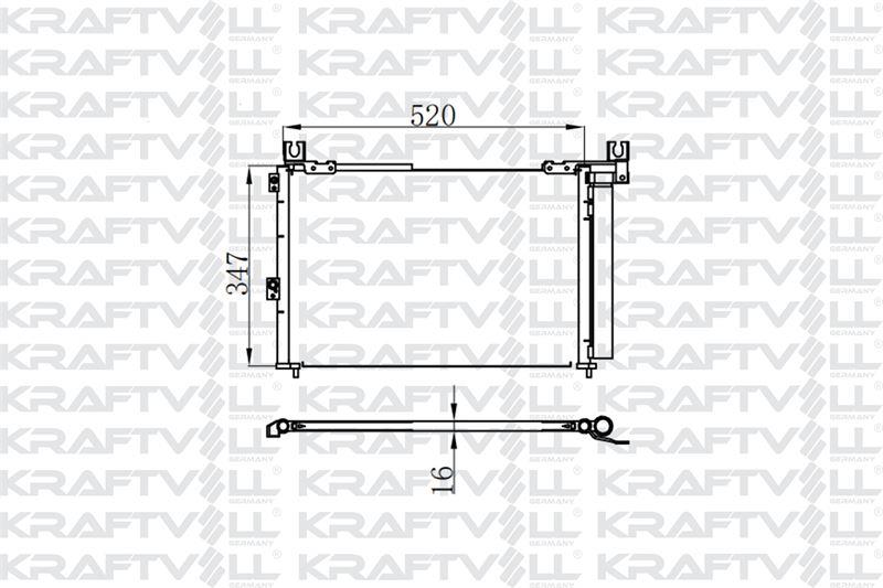 KLIMA RADYATORU RANGER 2.5TD (99 06) 3.0TD 06 /> MAZDA B SERIE 2.2 / 2.5 (99 06)
