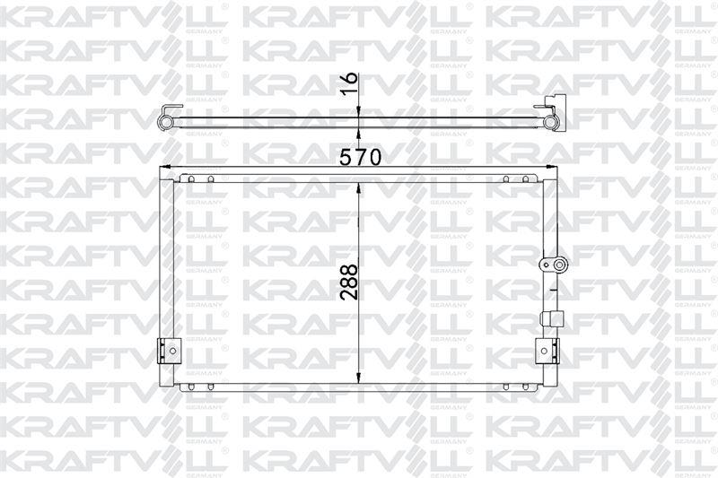 KLIMA RADYATORU TOYOTA HILUX PICKUP 2,5 D4D 2001 2005