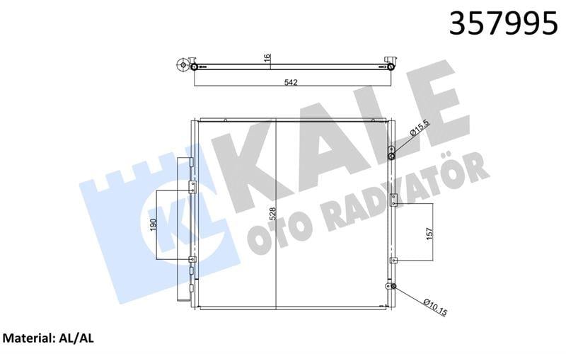 KLİMA RADYATÖRÜ TOYOTA LAND CRUISER PRADO AL/BRZ K URUTUCULU