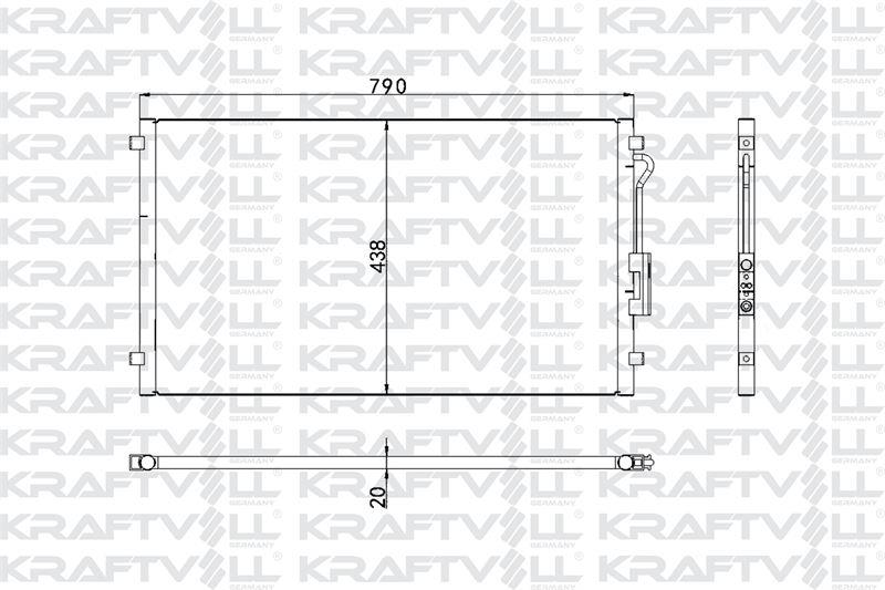 KONDENSER CHRYSLER VOYAGER 01>