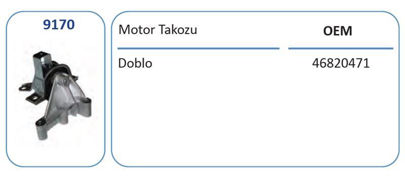 MOTOR TAKOZU ARKA LANCIA DOBLO 1.6 16V