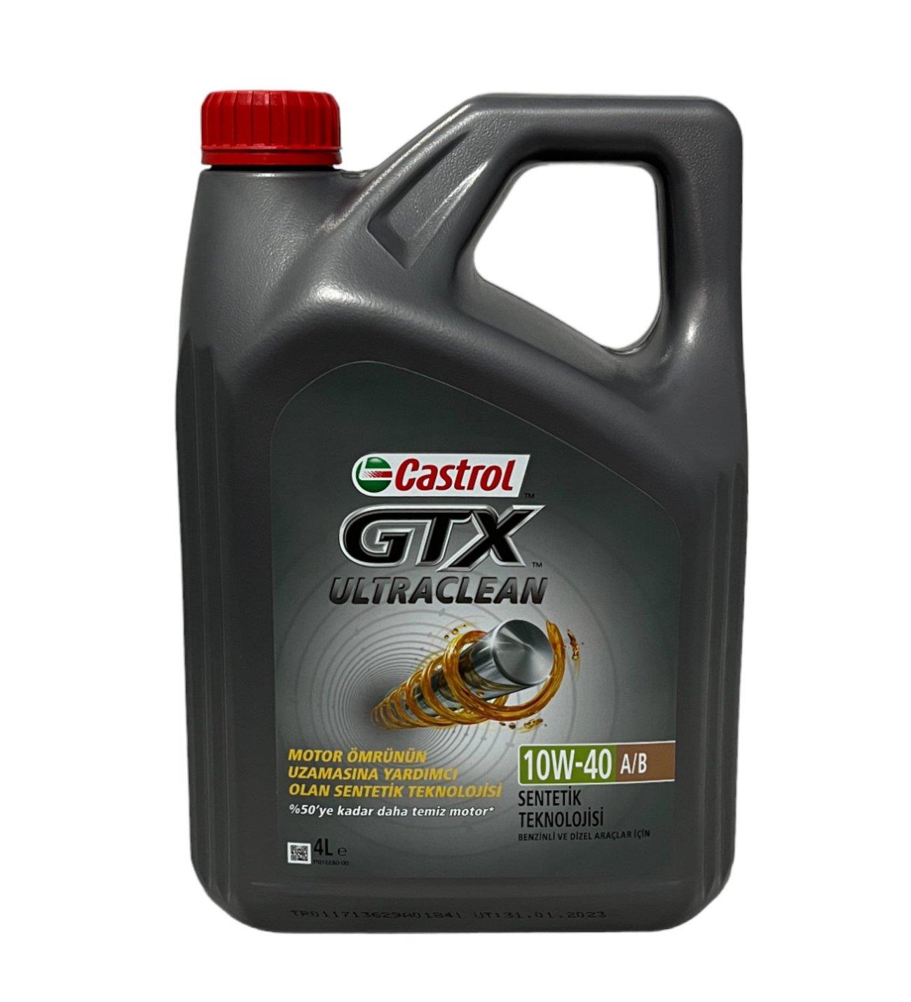 MOTOR YAĞI 10W40 GTX A B 4 LT