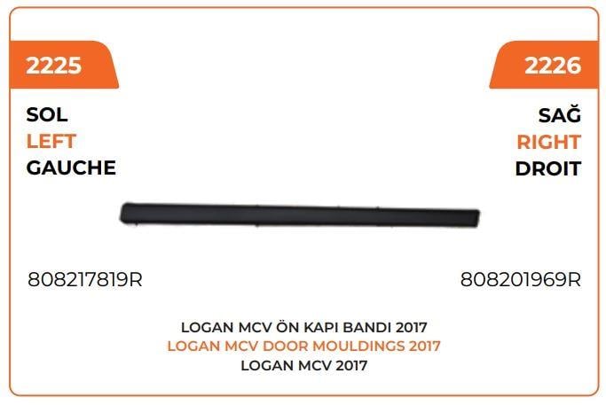 ÖN KAPI BANDI SOL 2017 --> CLİO SYMBOL