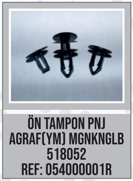 ÖN TAMPON PANJUR AGRAFI MEGANE KANGOO CLIO YM