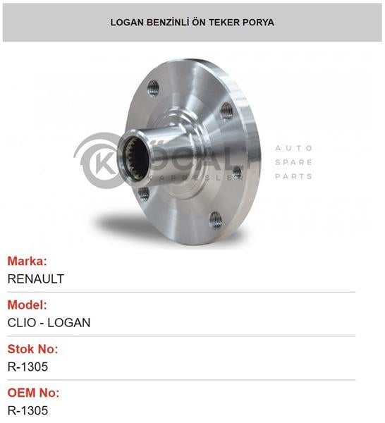 ÖN TEKER PORYASI DACİA LOGAN 1.6 1.4