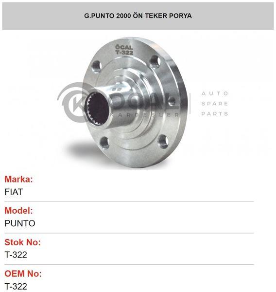 ÖN TEKER PORYASI GRANDE PUNTO 2000