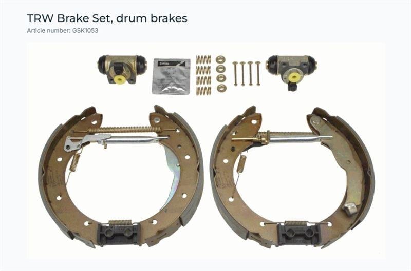PAPUÇLU BALATA KİTİ RENAULT LAGUNA I Grandtour K56 MEGANE I BA0/1 MEGANE I Grandtour KA0/1 MEGANE Scénic JA0/1 SCÉNIC I MPV JA0/1 FA0 KİT İÇERİĞİ GS8567 BWF252