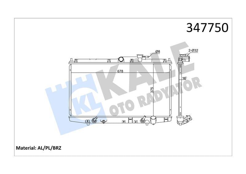 RADYATÖR ACCORD VI COUPE AT 