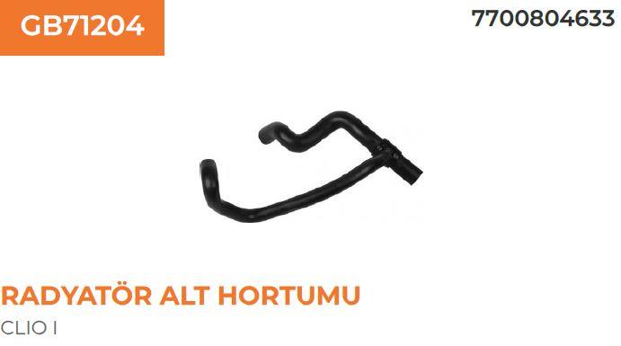 RADYATÖR ALT HORTUMU RENAULT EXPRESS 1,4 770080463